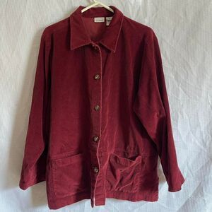 L.L. Bean Women's Burgundy and Red Jacket